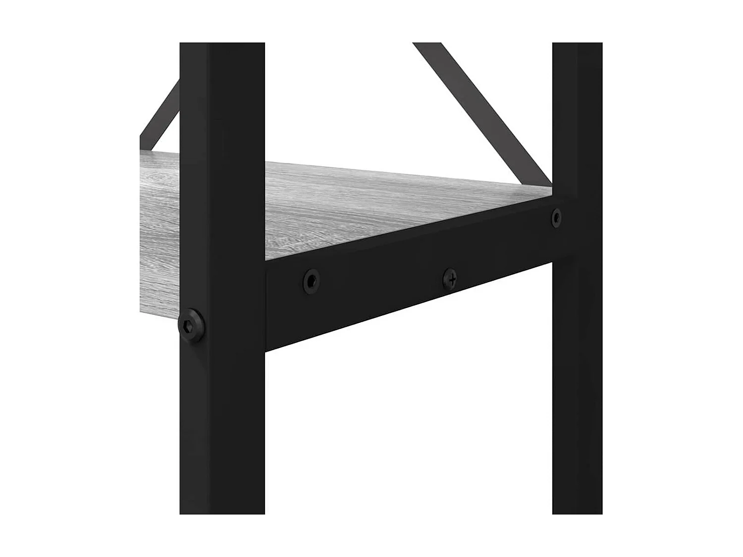 Estantería Gris sonoma 60 x 30 x 188 cm Madera contrachapada