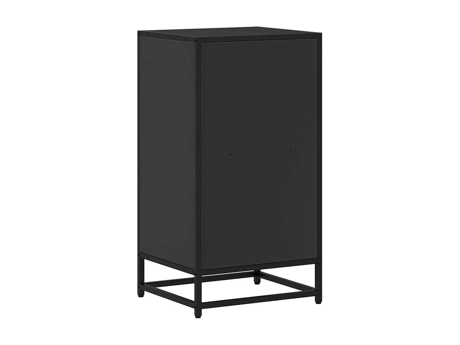 Bibliothèque noir 40x35x76 cm bois d'ingénierie