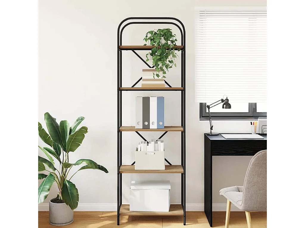 Estante de libros Roble artisan 60 x 30 x 183 cm