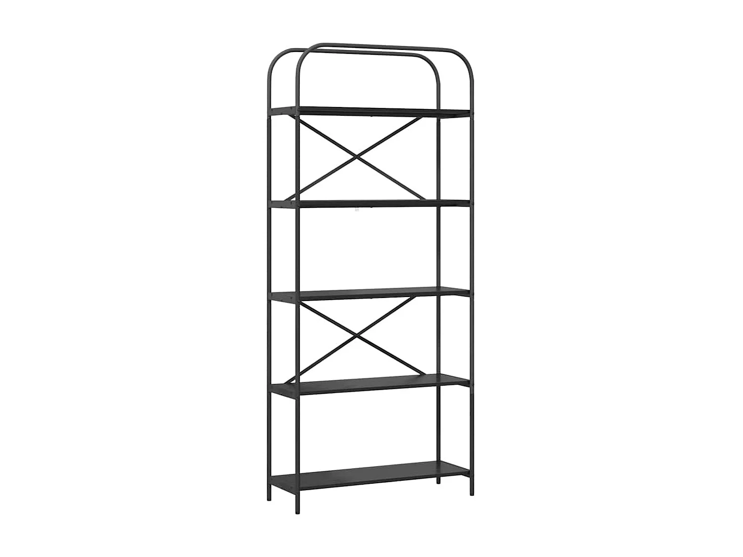 Bibliothèque Chêne noir 80 x 30 x 183 cm Bois d'ingénierie