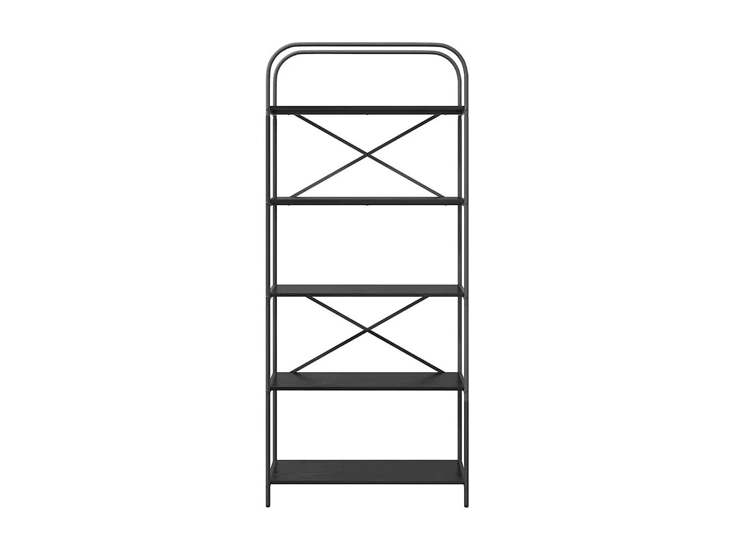 Bibliothèque Chêne noir 80 x 30 x 183 cm Bois d'ingénierie