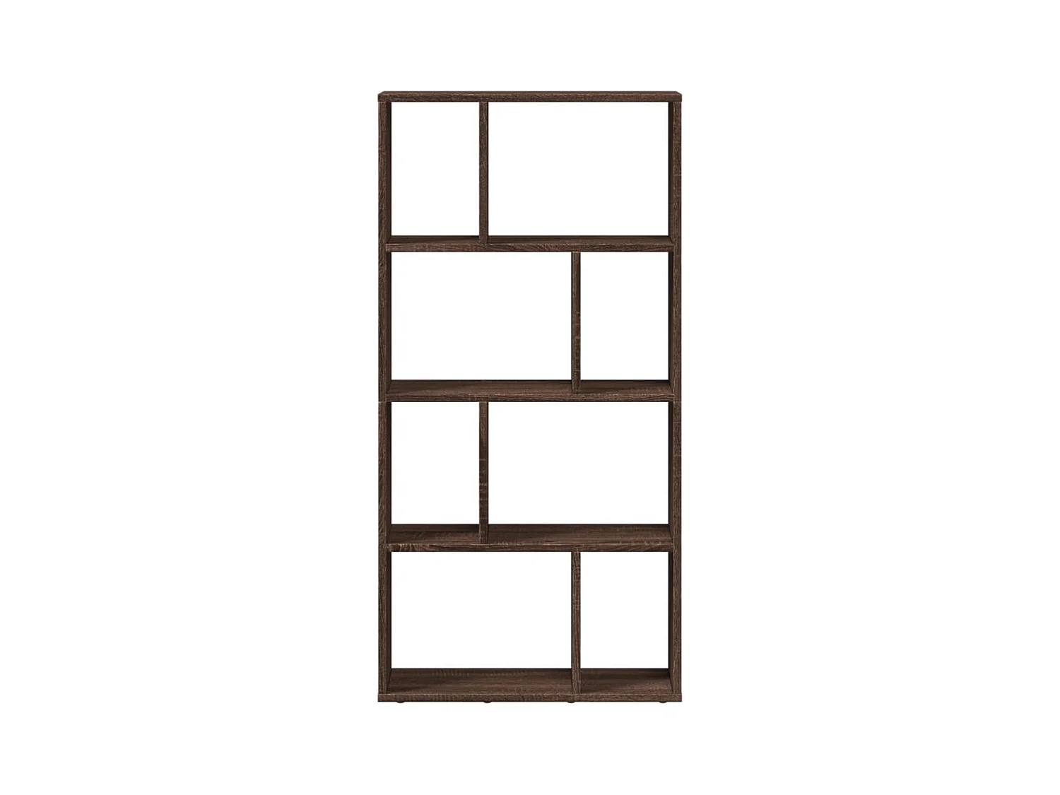 Bibliothèque chêne marron 60x20x120 cm bois d'ingénierie