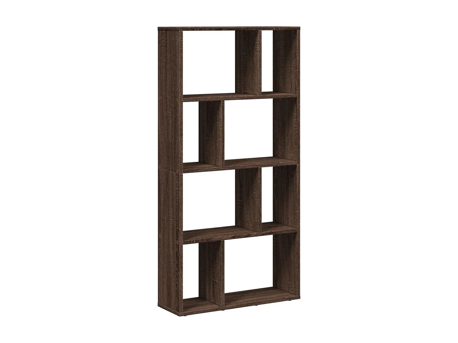 Bibliothèque chêne marron 60x20x120 cm bois d'ingénierie