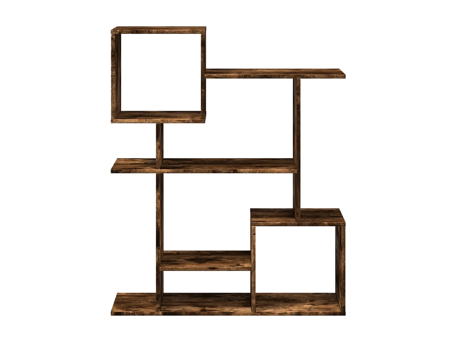 Bibliothèque séparatrice de pièce chêne fumé 92x29x112 cm