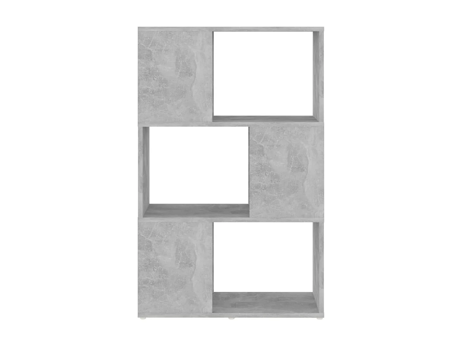 Estante/divisória 60x24x94 cm contraplacado cinzento-cimento