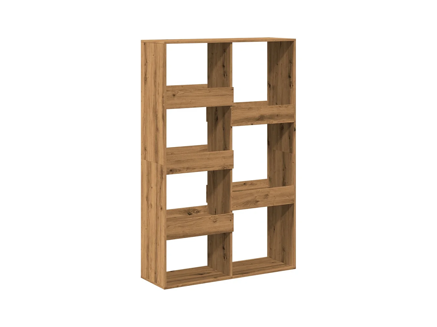 Bibliothèque / Cloison de séparation chêne artisanal bois d'ingénierie