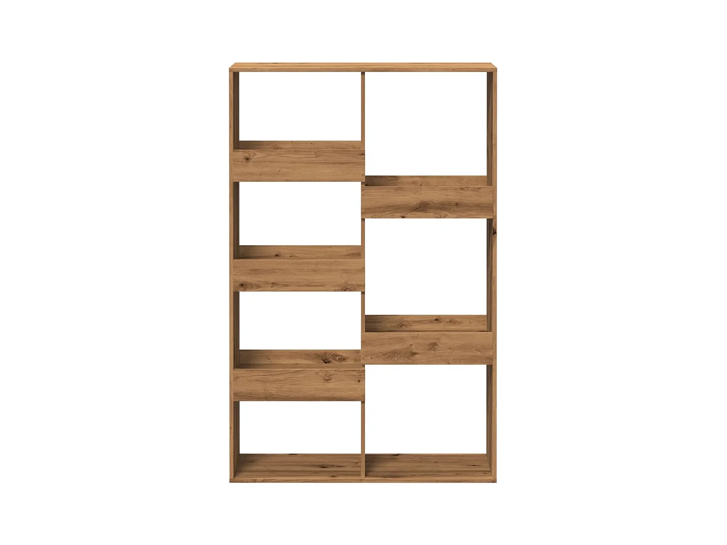 Bibliothèque / Cloison de séparation chêne artisanal bois d'ingénierie