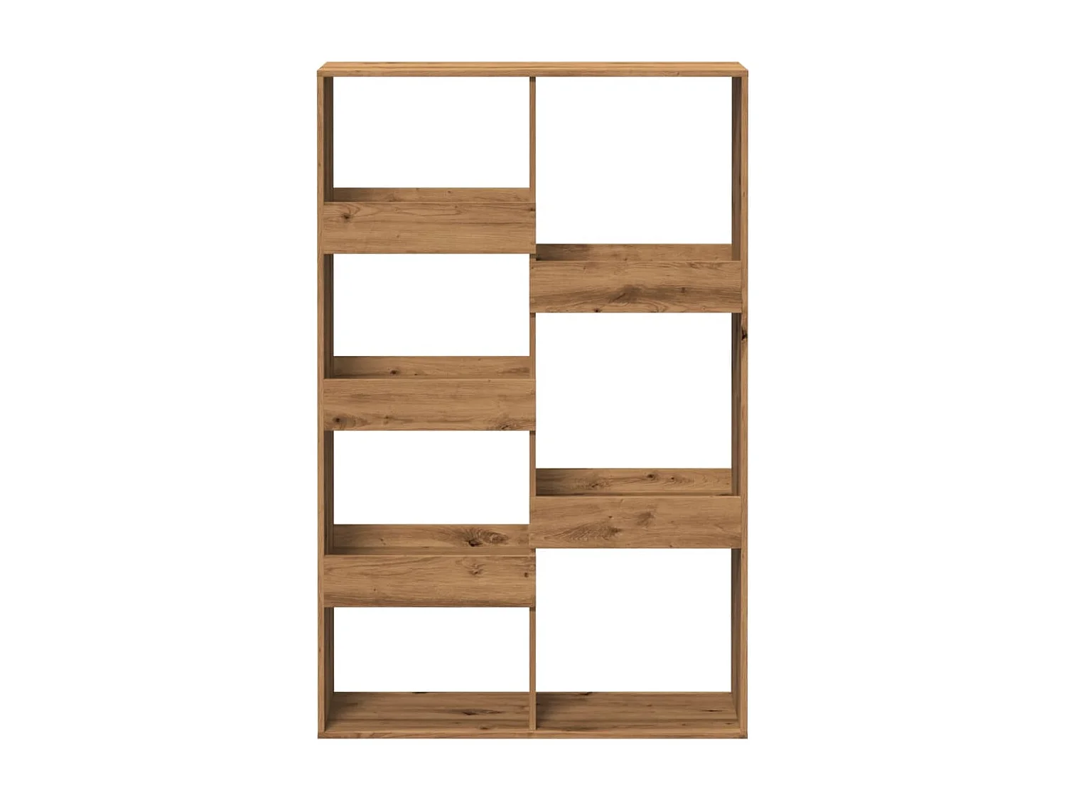 Bibliothèque / Cloison de séparation chêne artisanal bois d'ingénierie