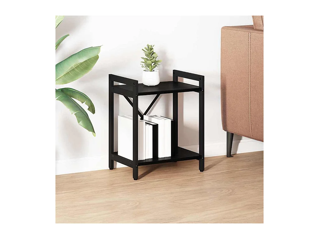 Estantería Roble negro 40 x 30 x 48.5 cm Madera contrachapada
