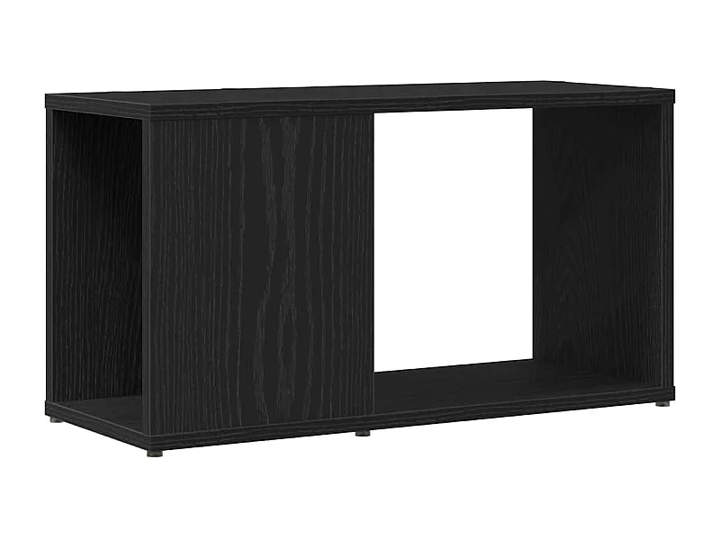 Bibliothèque chêne noir 60x24x32 cm bois d'ingénierie