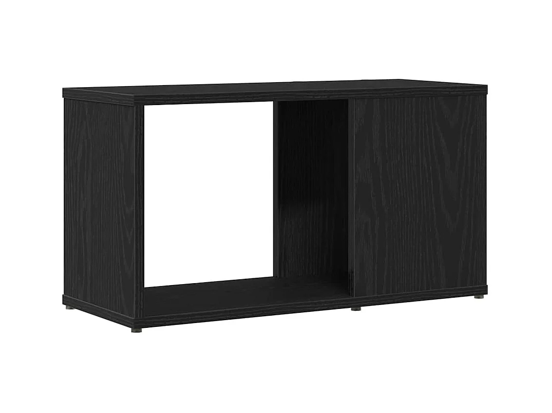 Bibliothèque chêne noir 60x24x32 cm bois d'ingénierie