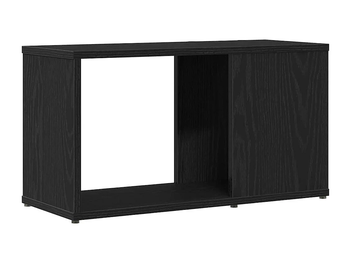 Bibliothèque chêne noir 60x24x32 cm bois d'ingénierie