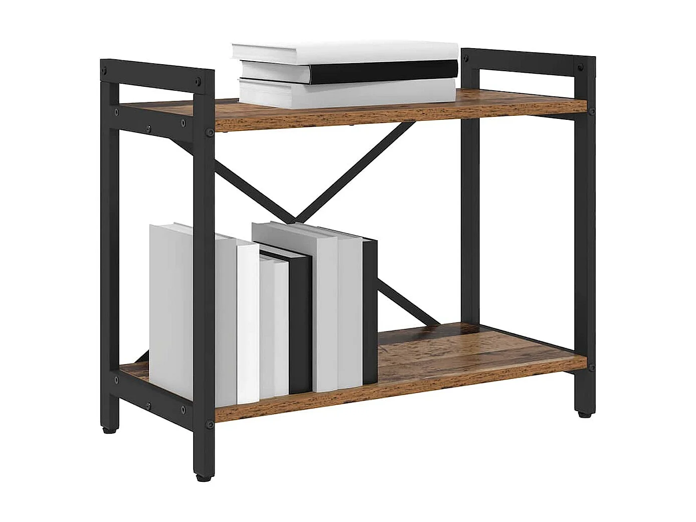 Bibliothèque Bois ancien 60 x 30 x 48.5 cm Bois d'ingénierie