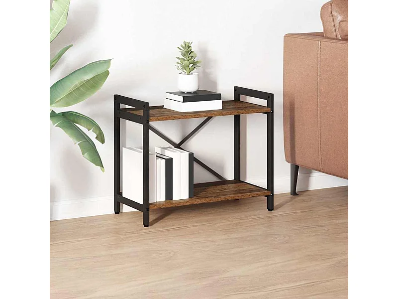 Boekenkast Oud hout 60 x 30 x 48.5 cm Bewerkt hout