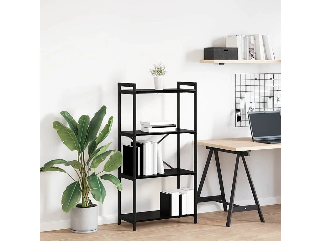 Bibliothèque Chêne noir 60 x 30 x 118 cm Bois d'ingénierie