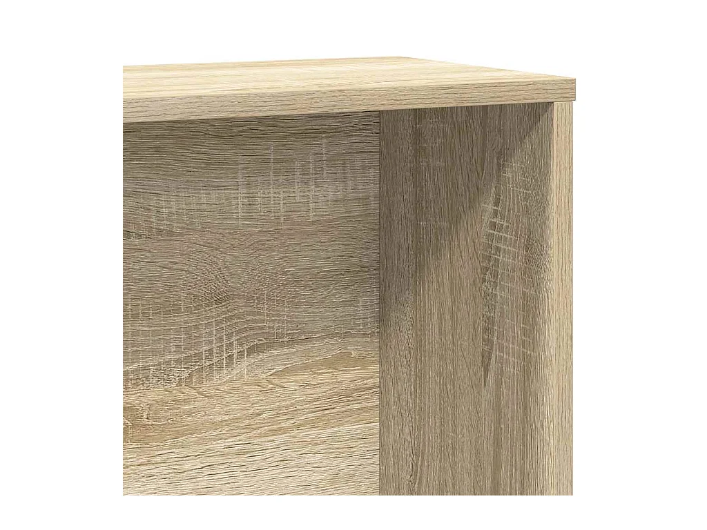 Bibliothèque chêne sonoma 60x24x120 cm bois d'ingénierie