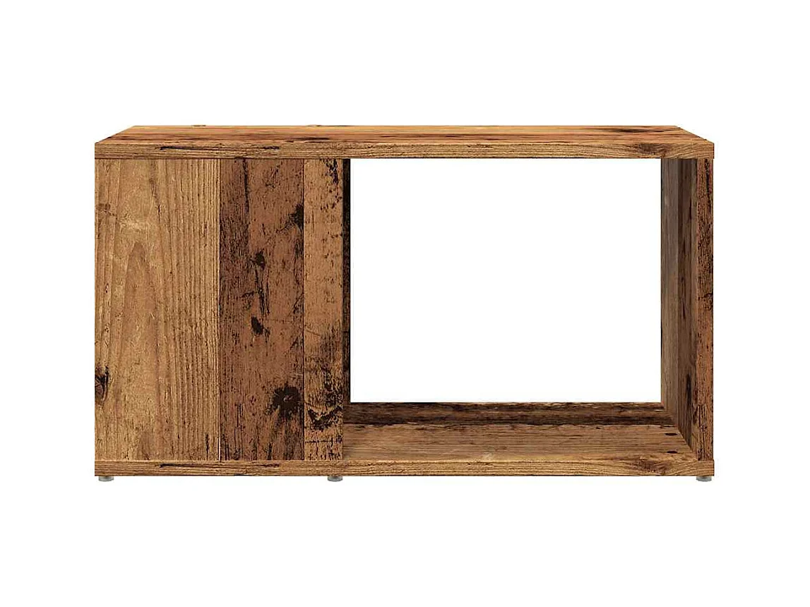 Bibliothèque vieux bois 60x24x32cm bois d'ingénierie