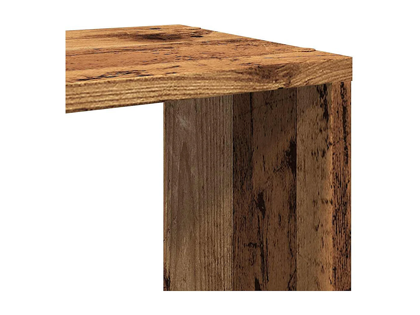 Bibliothèque vieux bois 60x24x32cm bois d'ingénierie