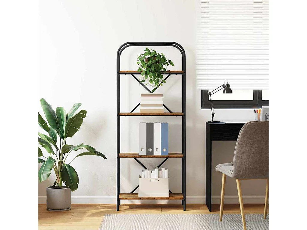 Estante de libros Madera vieja 60 x 30 x 146 cm