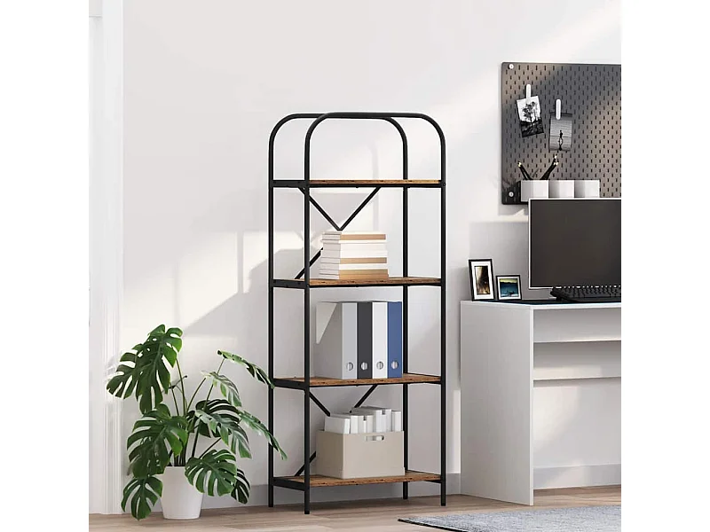 Estante de libros Madera vieja 60 x 30 x 146 cm