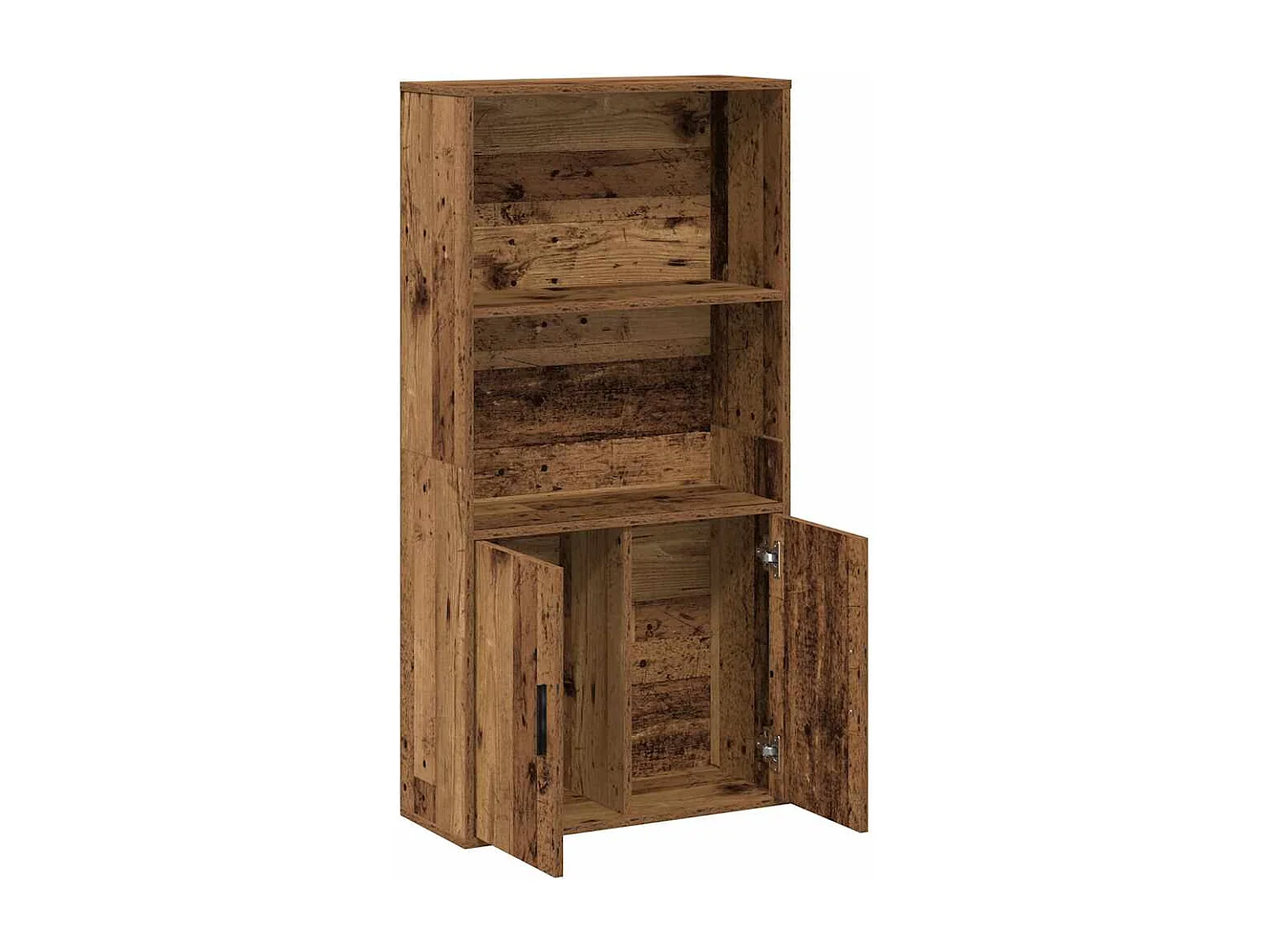 Bibliothèque vieux bois 60x24x120 cm bois d'ingénierie