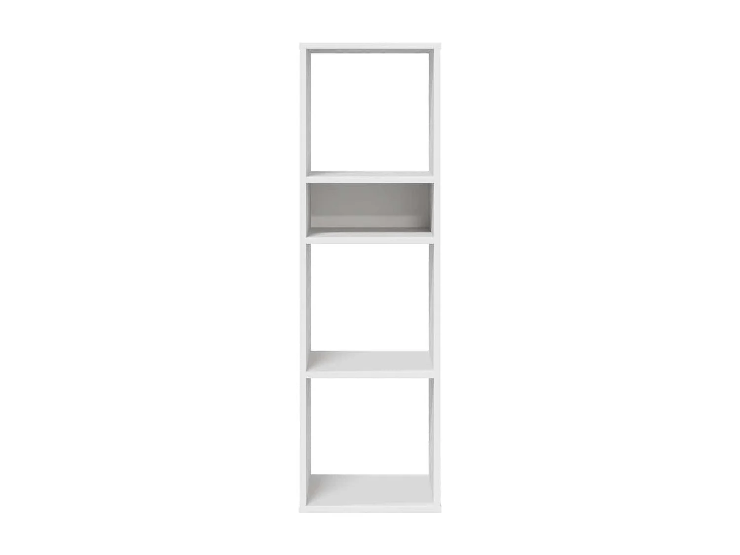 Bibliothèque blanc 34x31x112 cm bois d'ingénierie