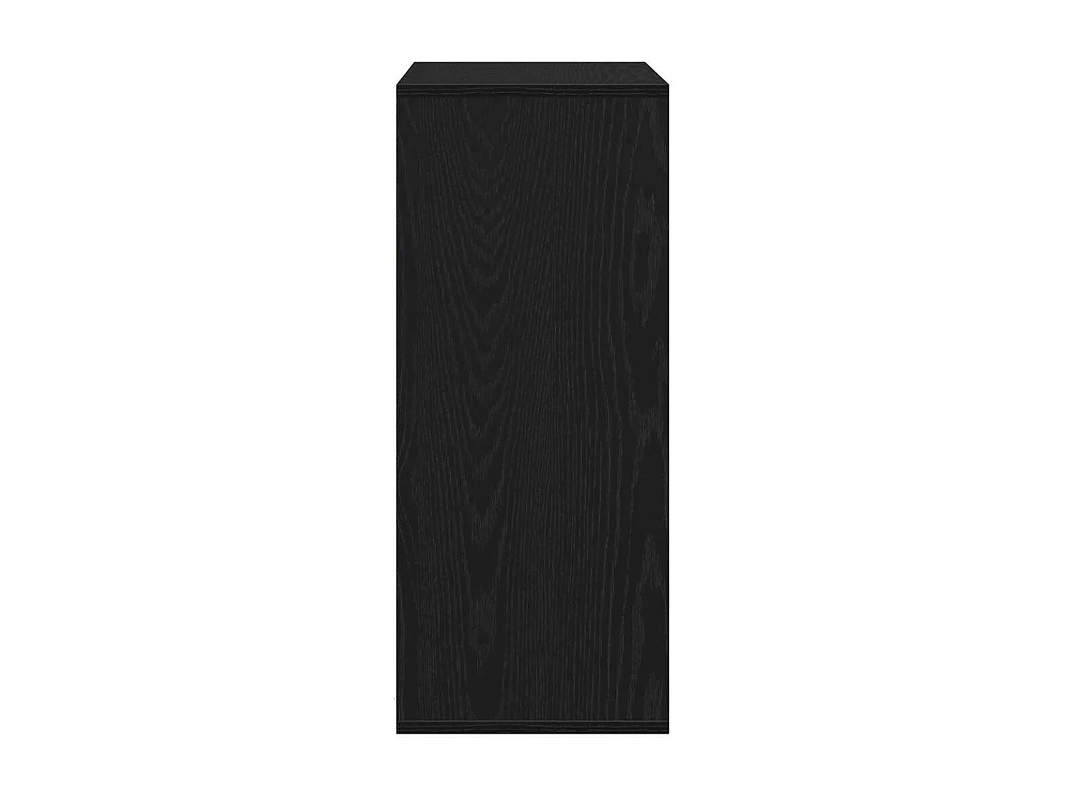 Bibliothèque noir 60x30x71,5 cm bois d'ingénierie