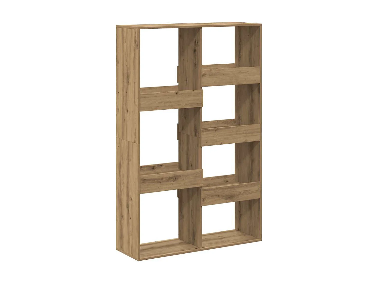 Estantería madera de ingeniería roble artisan 100x33x155,5 cm