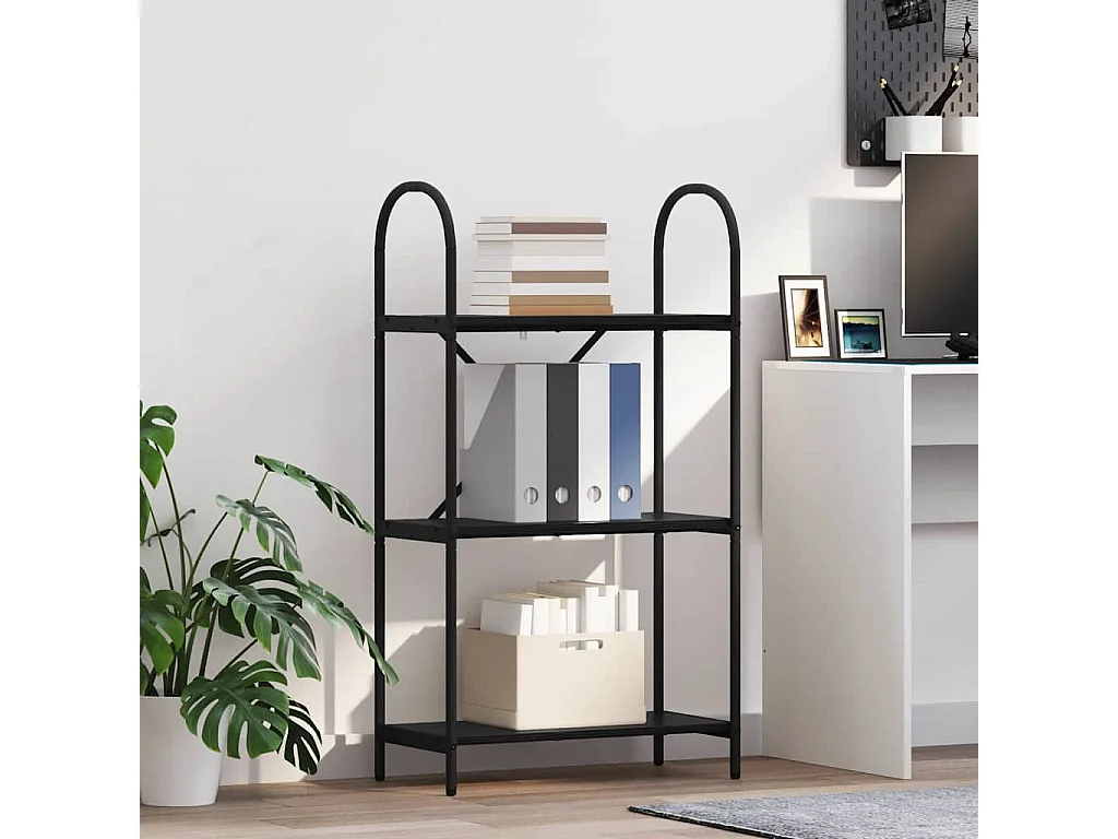 Bibliothèque Chêne noir 60 x 30 x 109 cm Bois d'ingénierie