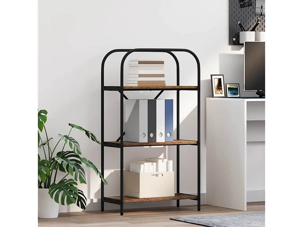 Bibliothèque Bois ancien 60 x 30 x 109 cm Bois d'ingénierie