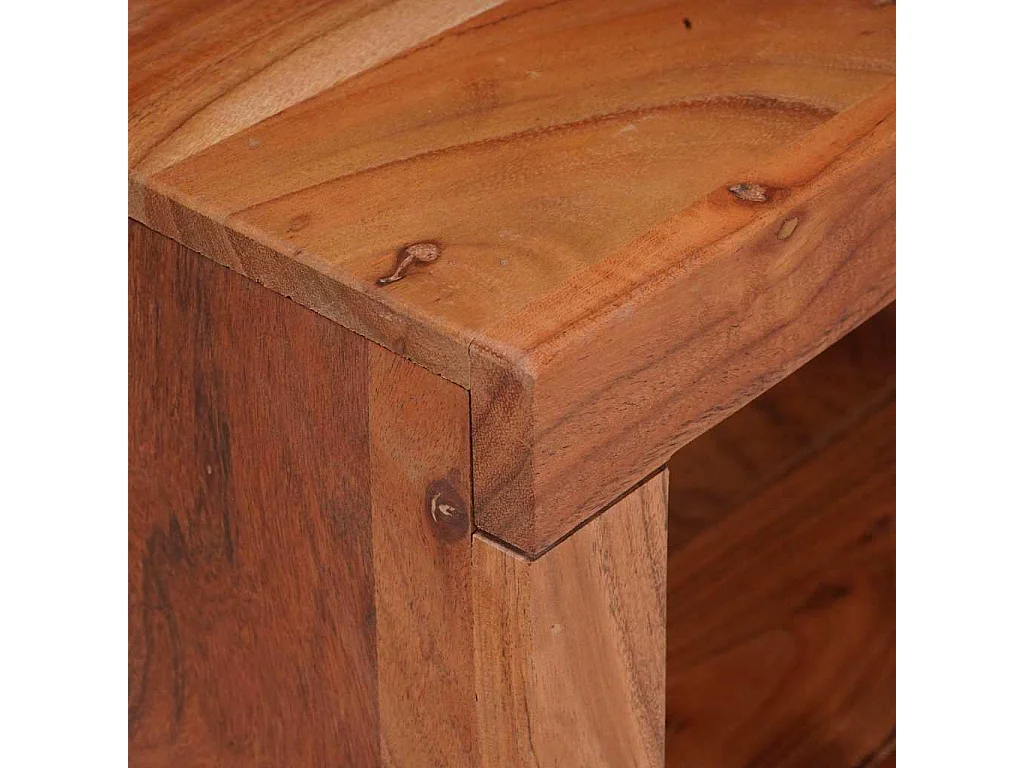 Bibliothèque 3 pièces Marron 50 x 30 x 110 cm Bois d'acacia massif