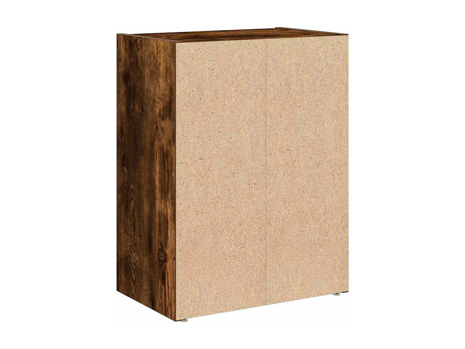 Bibliothèque chêne fumé 40x24x52 cm bois d'ingénierie