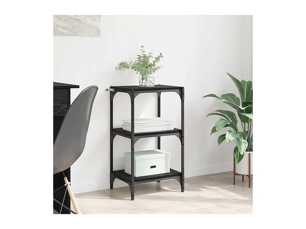 Bibliothèque Chêne noir 40 x 33 x 71 cm Bois d'ingénierie