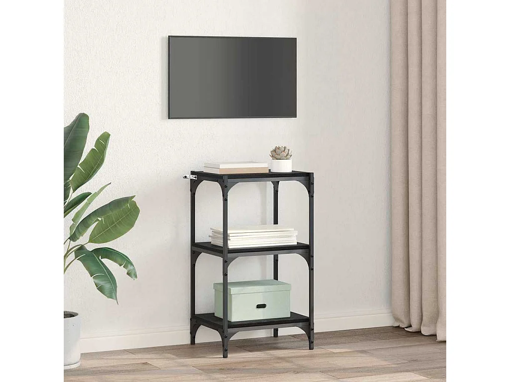 Bibliothèque Chêne noir 40 x 33 x 71 cm Bois d'ingénierie