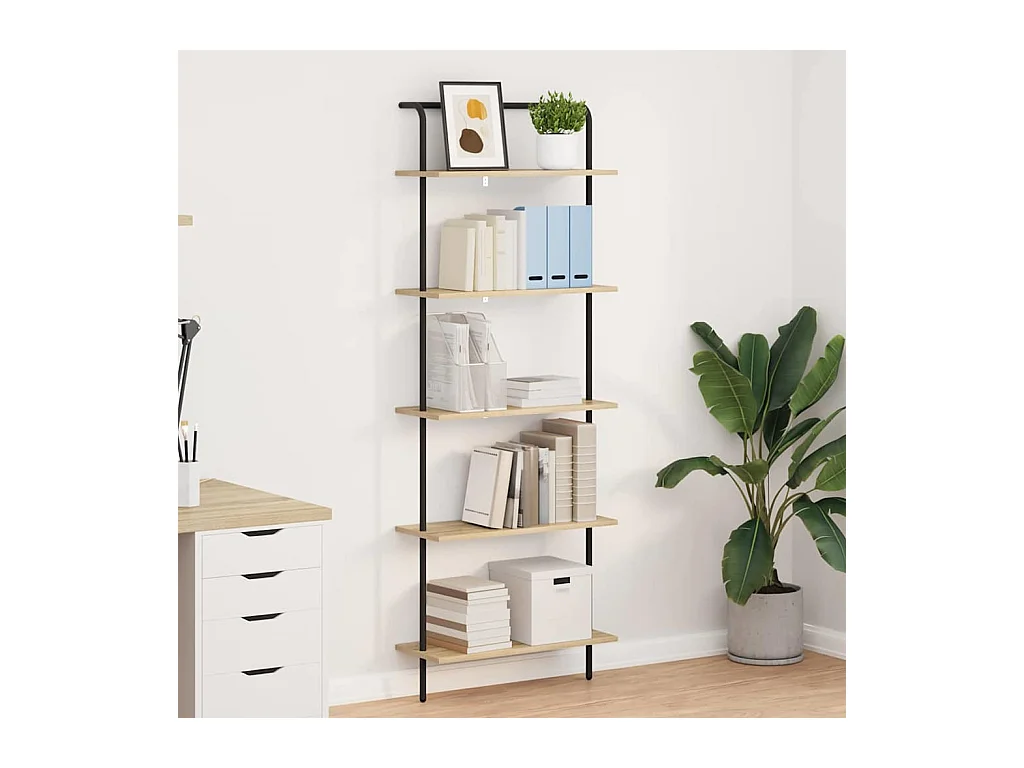 Bibliothèque Chêne sonoma 60 x 24 x 168 cm Bois d'ingénierie