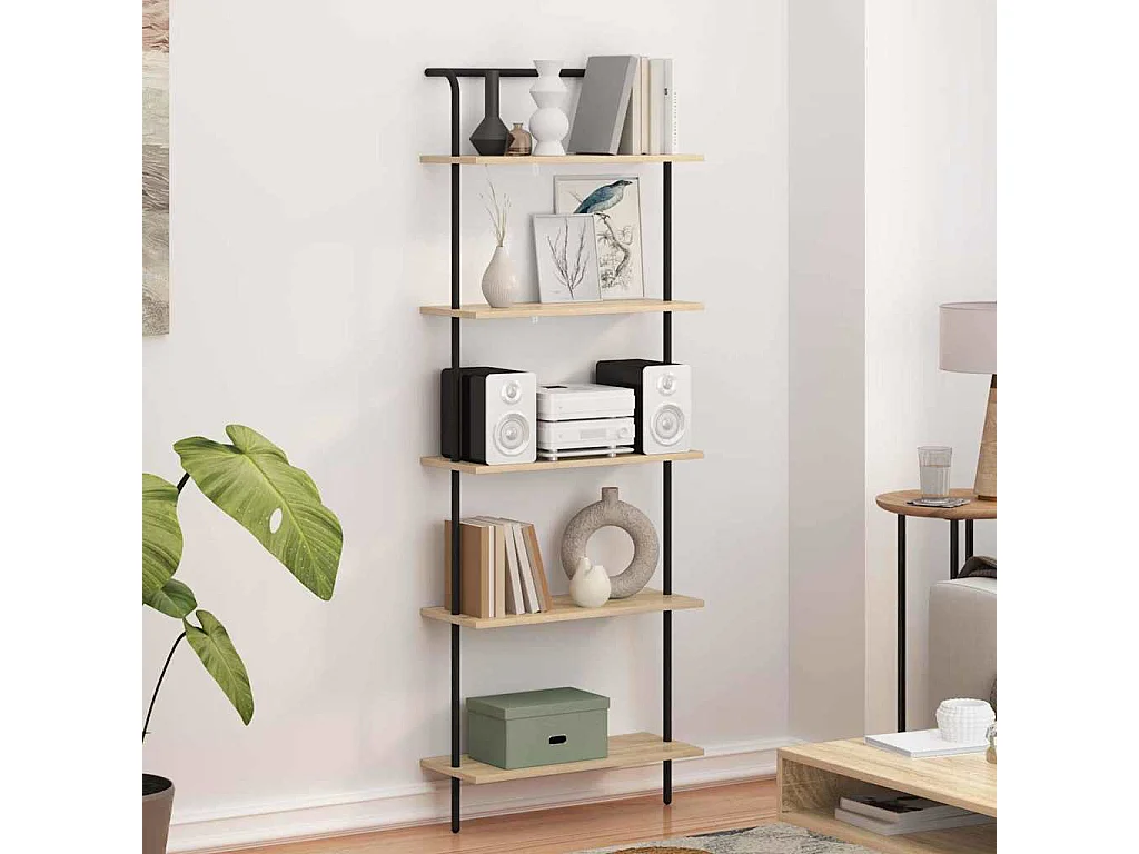 Bibliothèque Chêne sonoma 60 x 24 x 168 cm Bois d'ingénierie