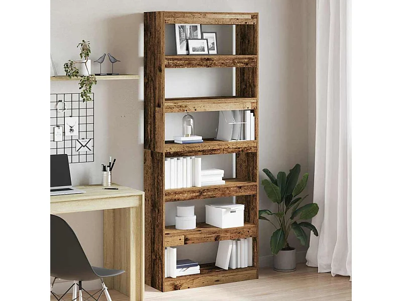 Estantería Madera vieja 80 x 30 x 198 cm Madera contrachapada