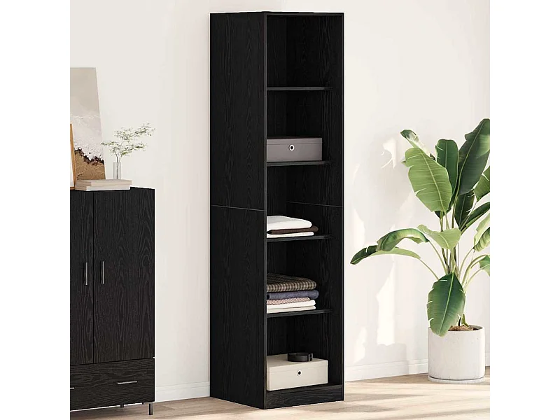 Bibliothèque Chêne noir 50 x 50 x 200 cm Bois d'ingénierie