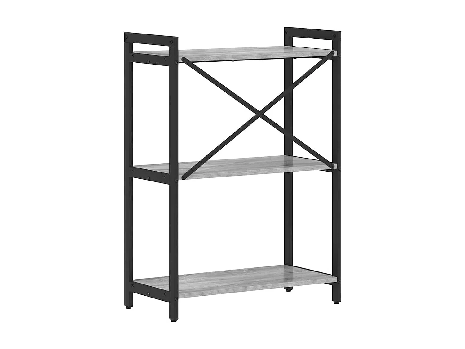 Bibliothèque Sonoma gris 60 x 30 x 83 cm Bois d'ingénierie