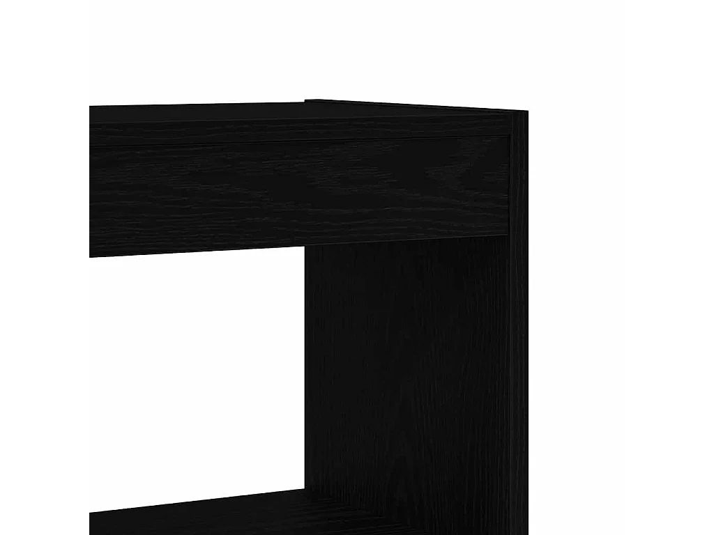 Bibliothèque Chêne noir 80 x 30 x 198 cm Bois d'ingénierie