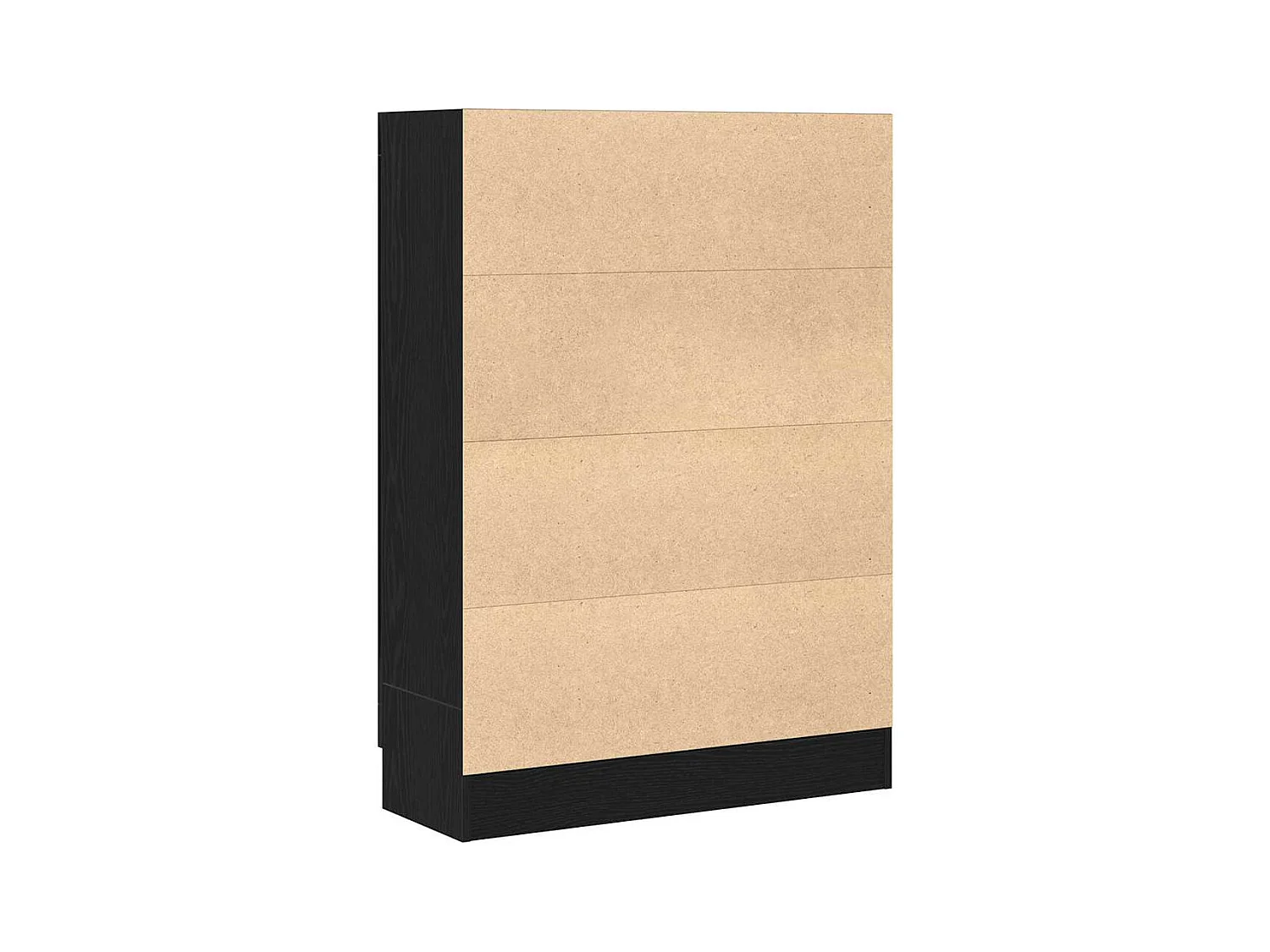 Meuble de Bibliothèque Chêne noir 82.5 x 30.5 x 115 cm