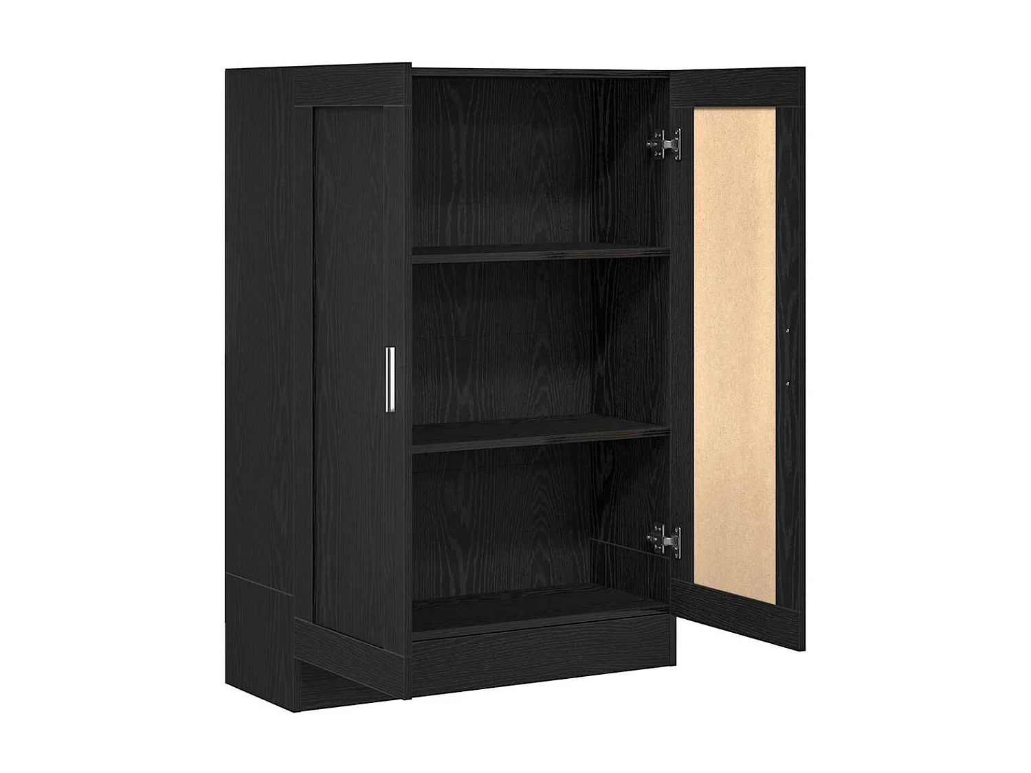 Meuble de Bibliothèque Chêne noir 82.5 x 30.5 x 115 cm