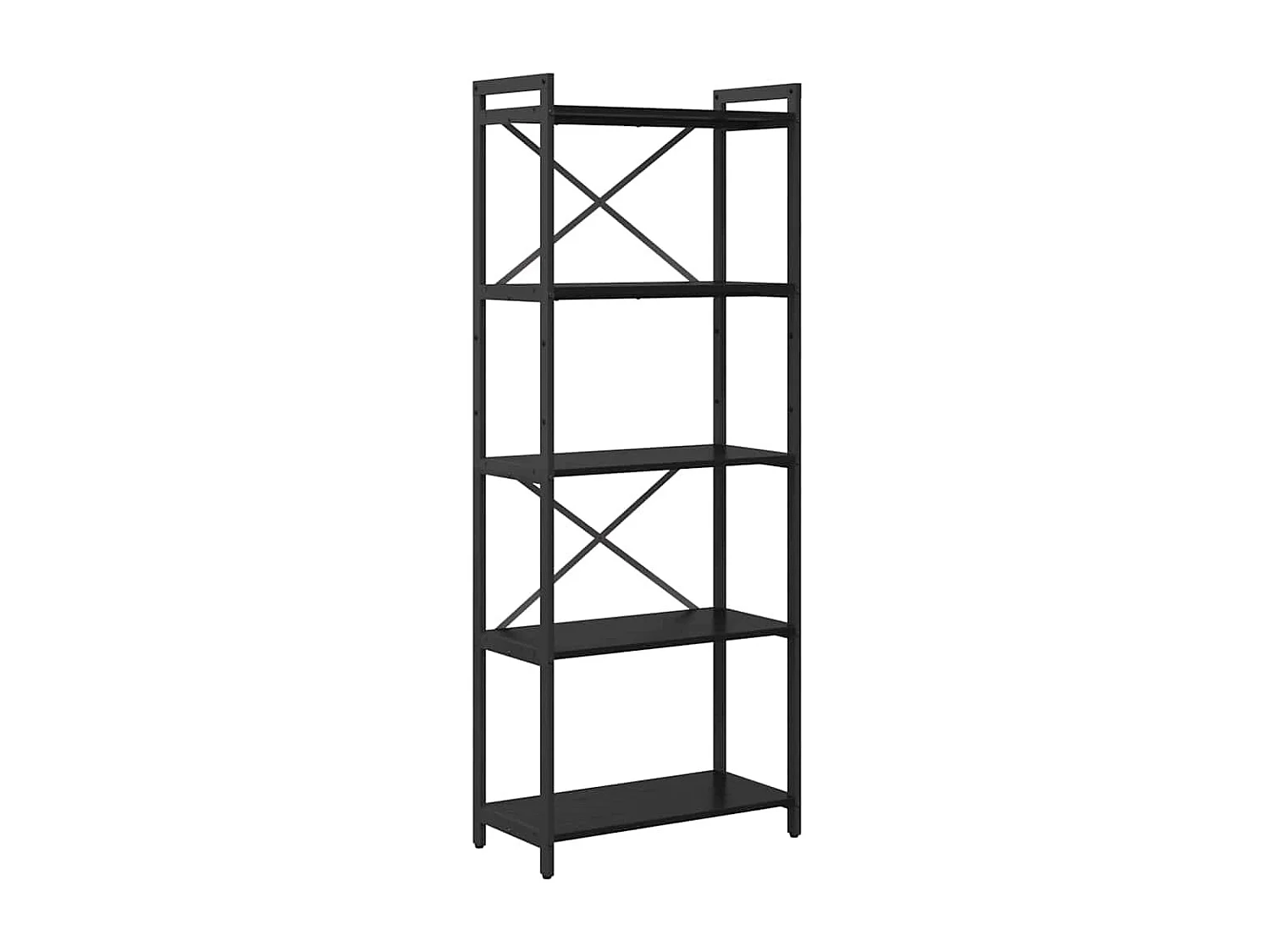 Bibliothèque Chêne noir 60 x 30 x 153 cm Bois d'ingénierie