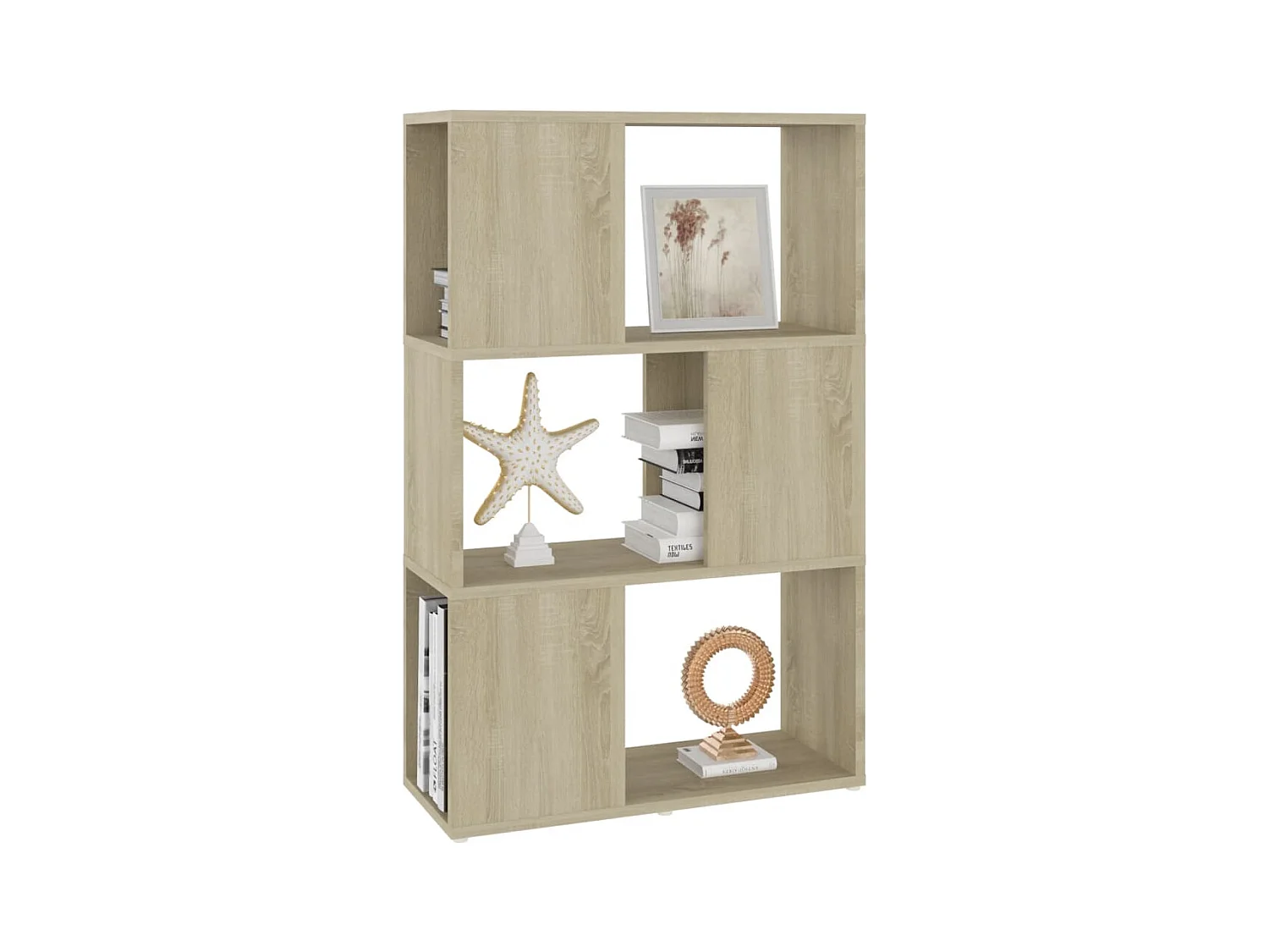 Bibliothèque/Séparateur de pièce Chêne Sonoma 60x24x94 cm