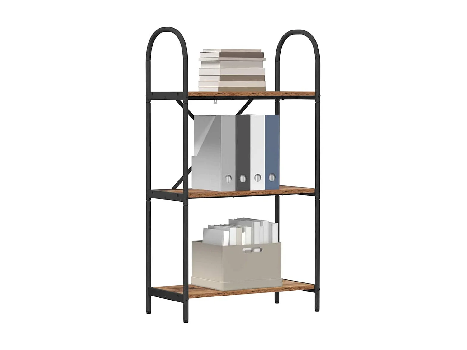 Bibliothèque Bois ancien 60 x 30 x 109 cm Bois d'ingénierie