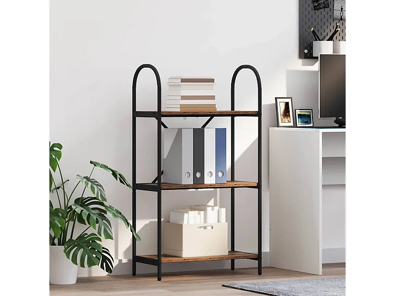 Bibliothèque Bois ancien 60 x 30 x 109 cm Bois d'ingénierie