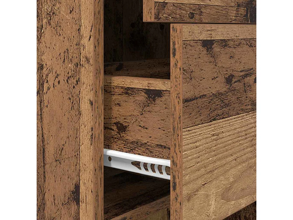 Bibliothèque Bois ancien 40 x 35 x 180 cm Bois d'ingénierie