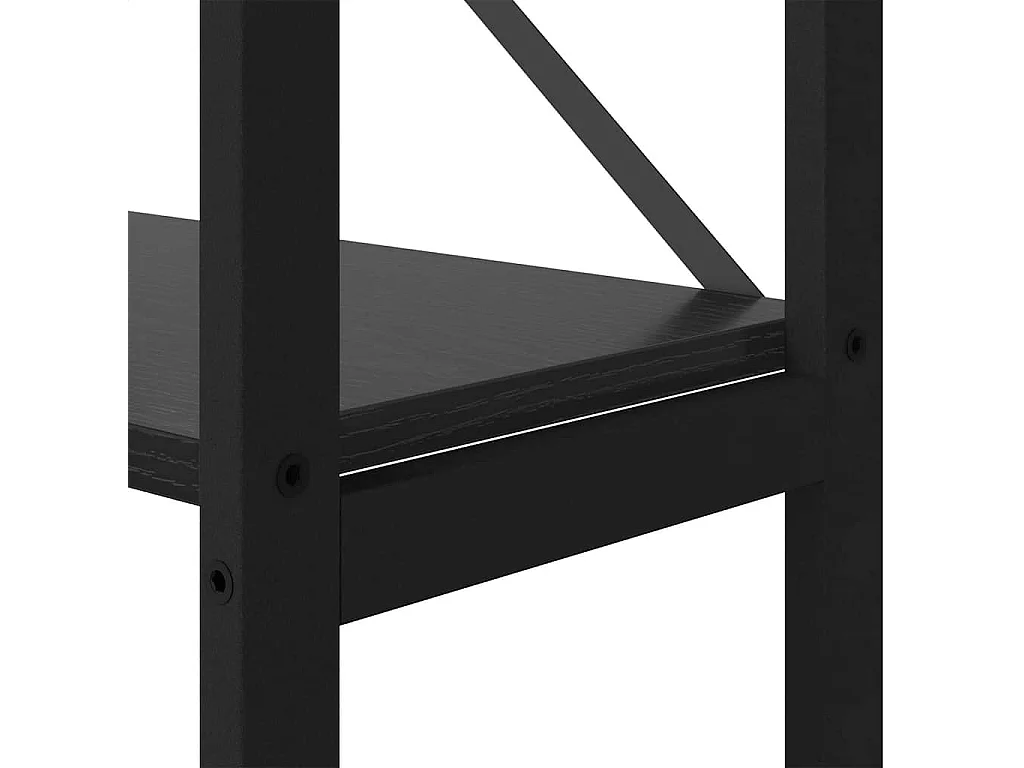 Bibliothèque Chêne noir 40 x 30 x 188 cm Bois d'ingénierie