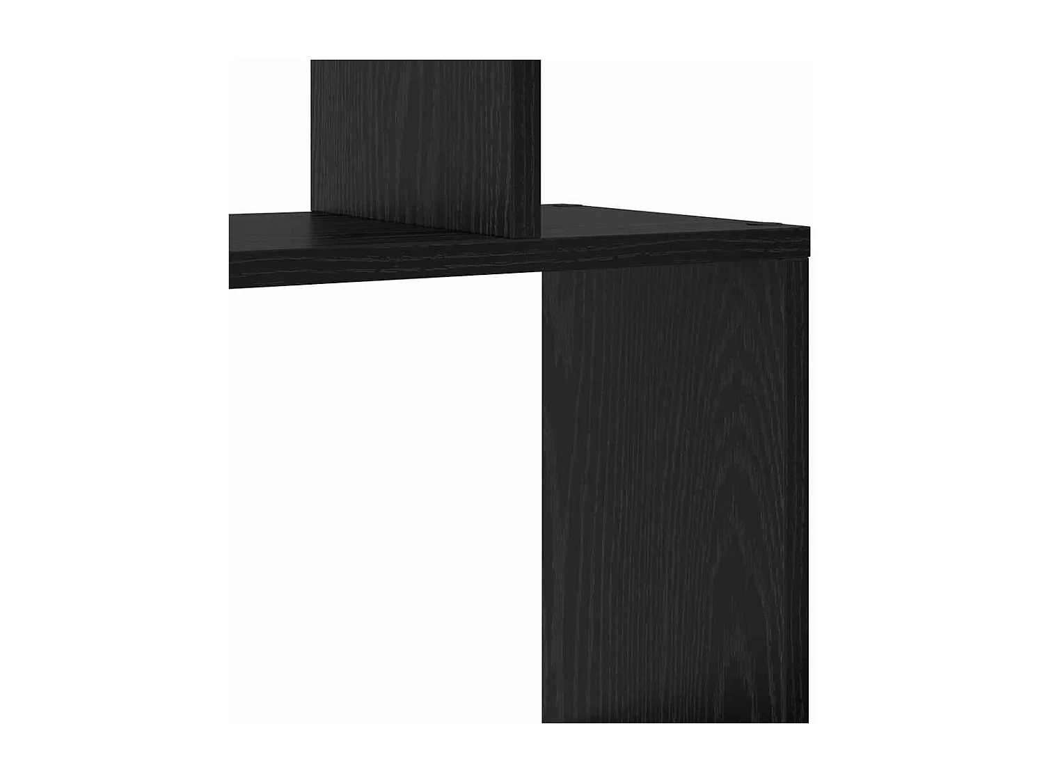 Bibliothèque Noir 70 x 24 x 193.5 cm Bois d'ingénierie