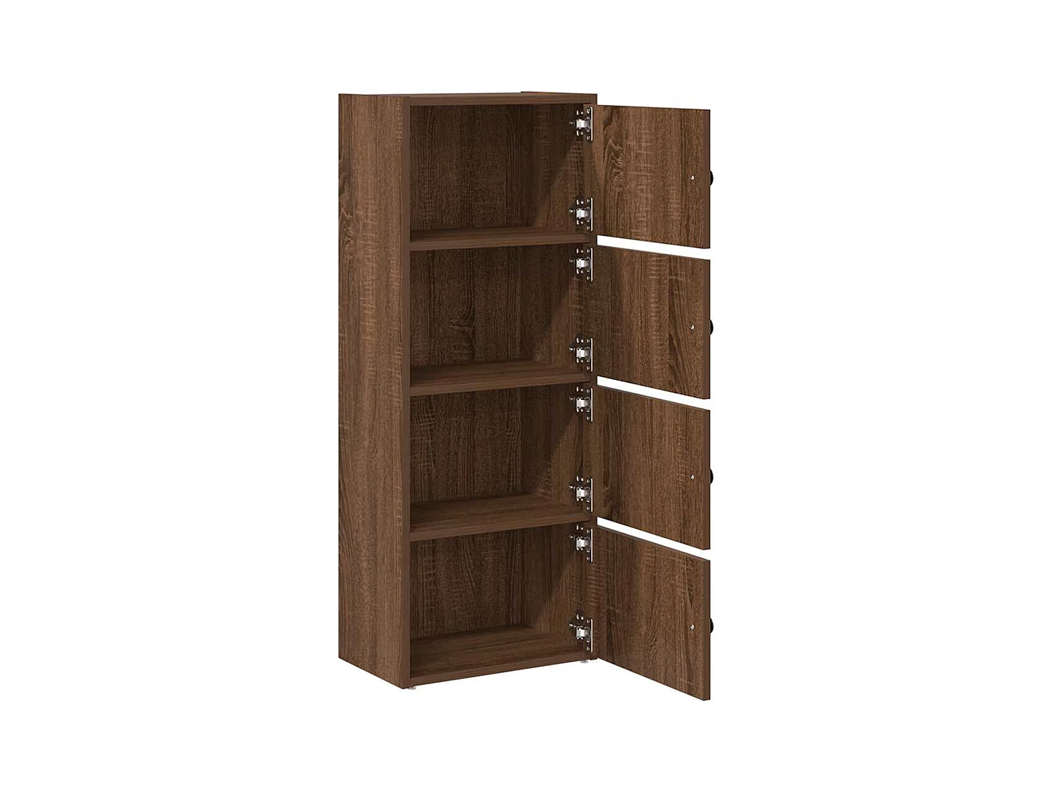 Bibliothèque chêne marron 40x24x102 cm bois d'ingénierie